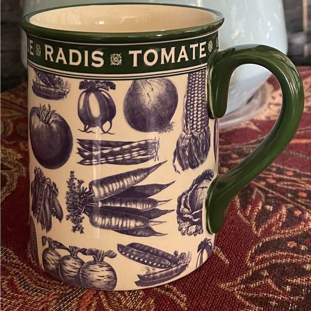 CERTIFIED INTERNATIONAL COFFEE MUG, GREEN  designed by Tina Higgins